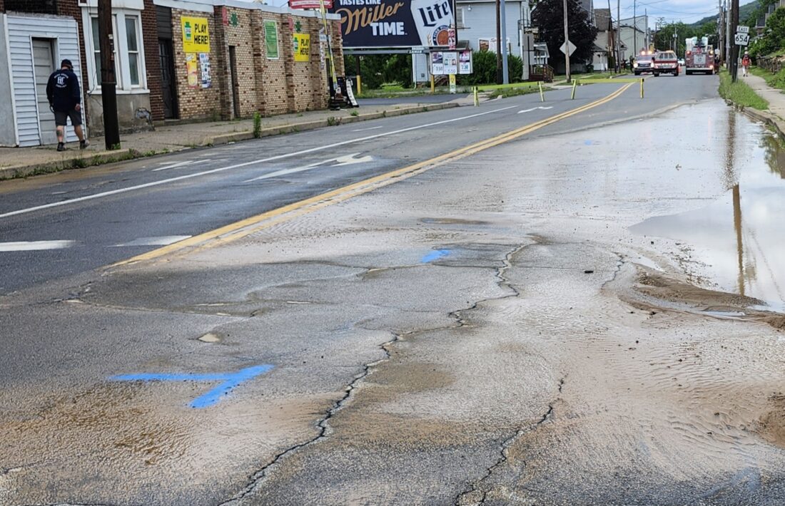 South Williamsport water main break closes Riverside Drive News